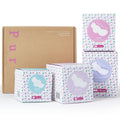 PurComfy Teens First Period Starter Kit for Girls 9-10-11-12-14 63pcs Period Pads for Tweens Teens Menstrual Pad Box for Girls Period Kit for School 4 Essential Size fit for Tween Period Underwear