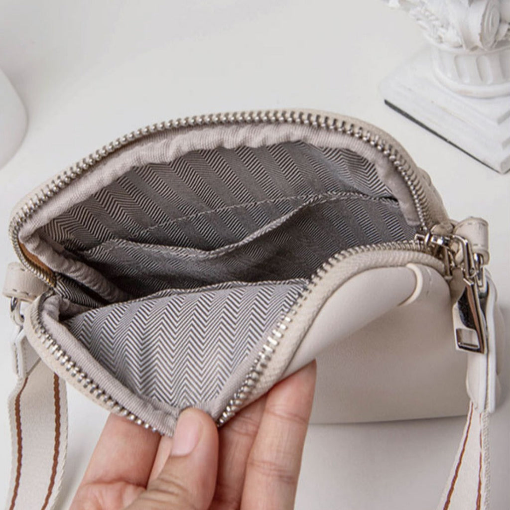 Elegant Women's Bag - Simple PU Soft Phone Bag, Compact Small Shoulder Crossbody Phone Purse