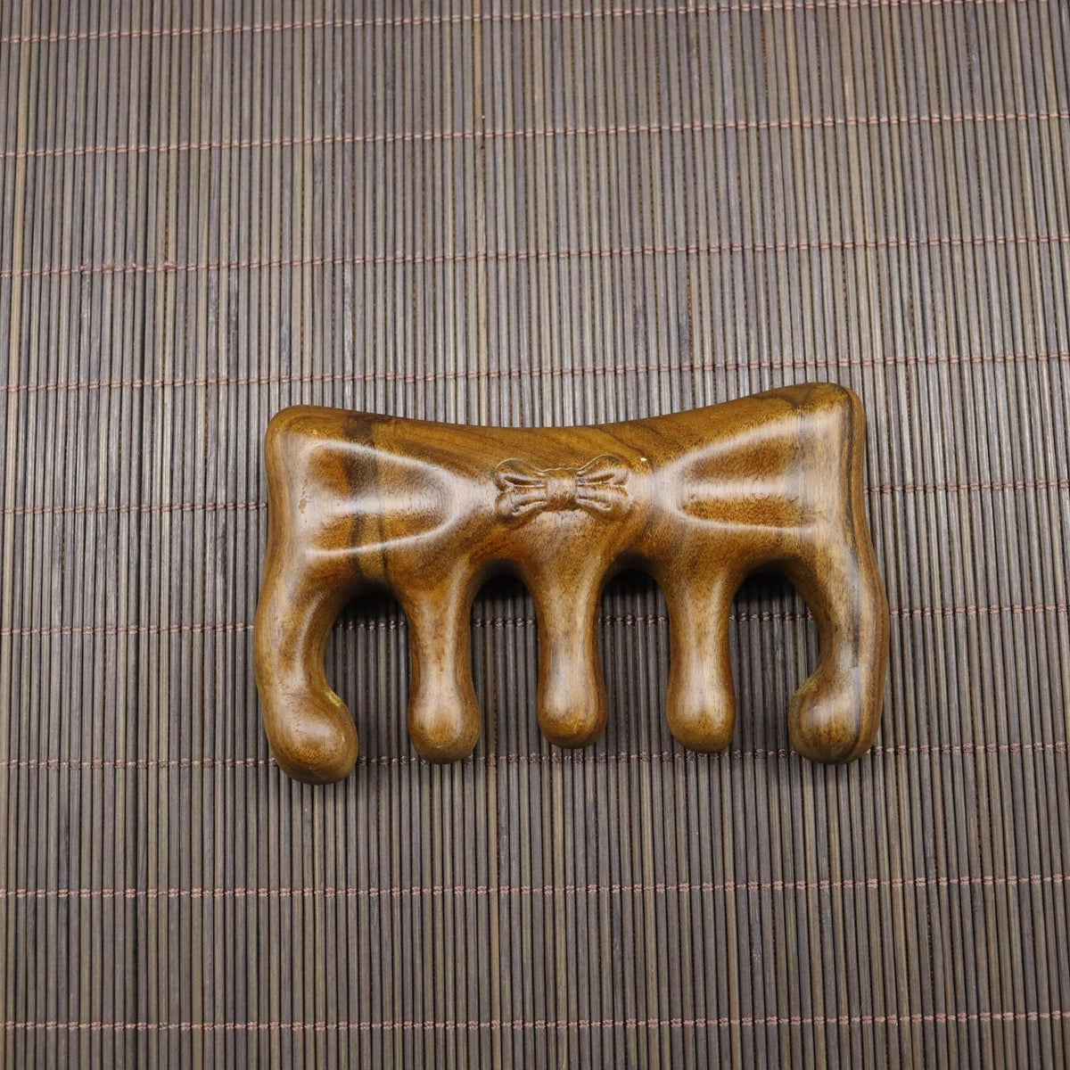 Assorted Shapes Golden Sandalwood Scalp Massager