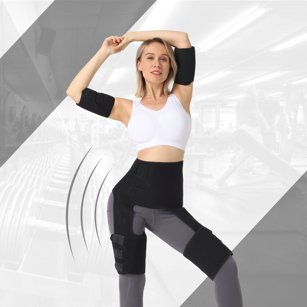 Resistance bands, weighted training belt kit