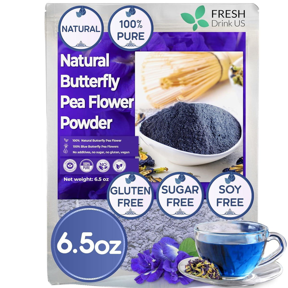 Premium Butterfly Pea Flowers Tea Bags