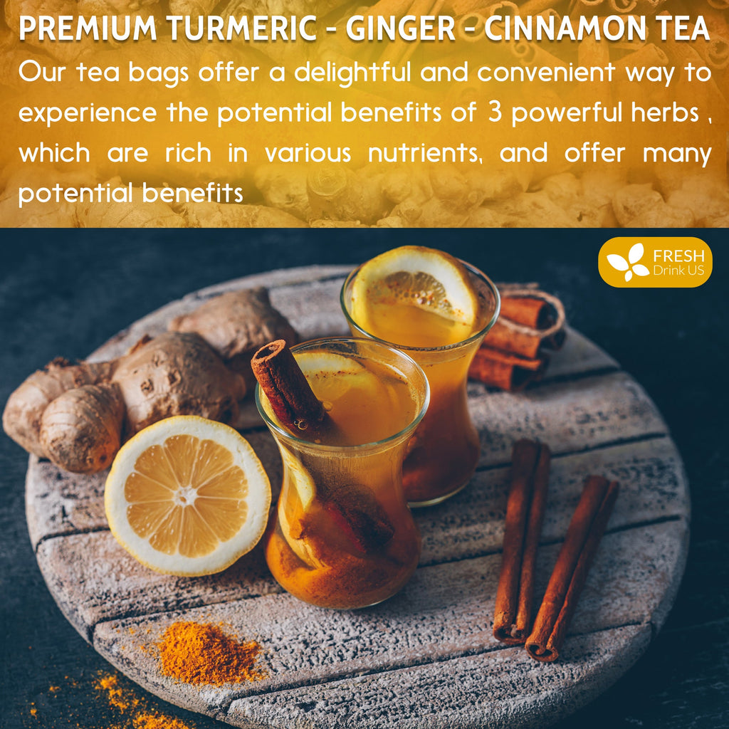 Turmeric, Ginger, Cinnamon Tea Bags