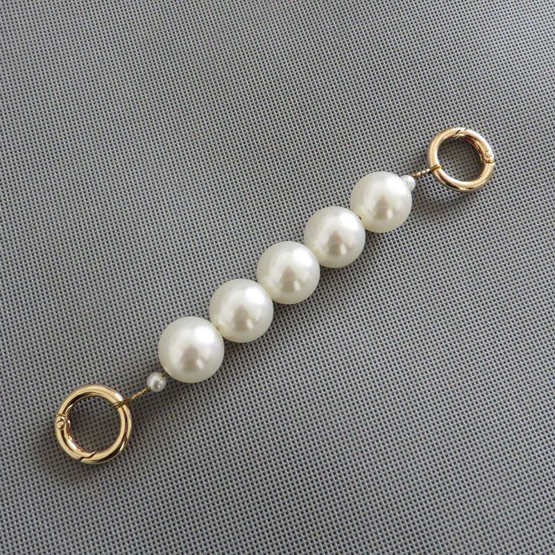 Pearl Strap Purse Handle Pearl Extension Chain Strap