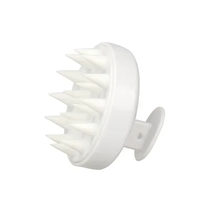 Silicone Shampoo Brush Head Scalp Massage Comb Hair Dye Tint Oil Applicator Bottle