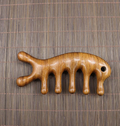 Assorted Shapes Golden Sandalwood Scalp Massager
