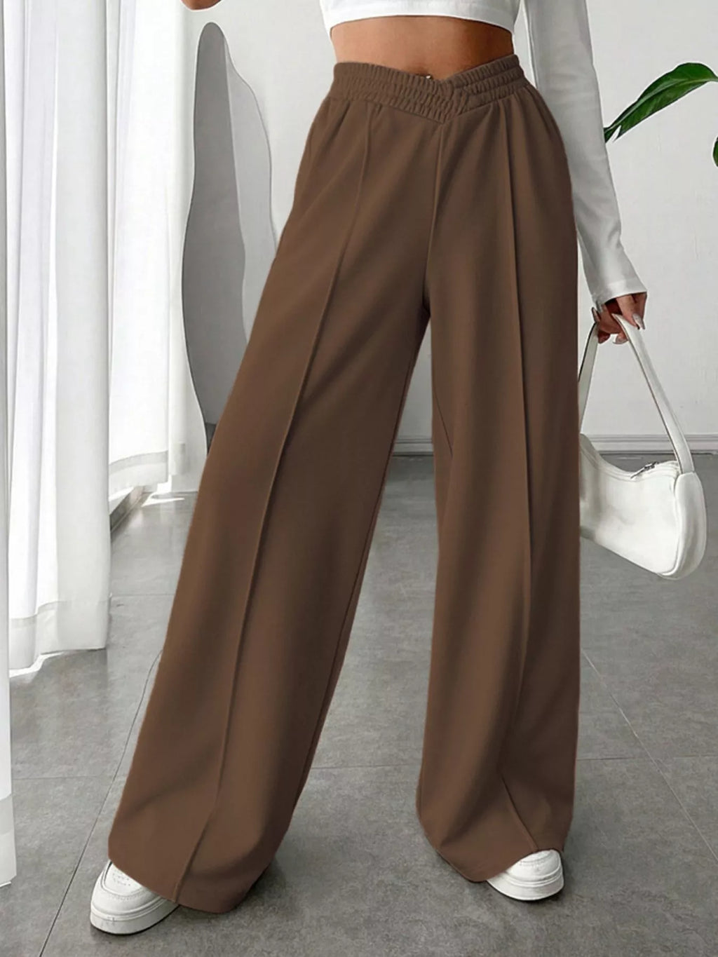 Wide Leg High Waist Pants