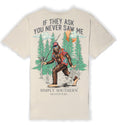 Simply Southern Mens Relaxed-Fit Short Sleeve T-Shirt | Bigfoot | Patriotic and Rugged Mens T-Shirt Small