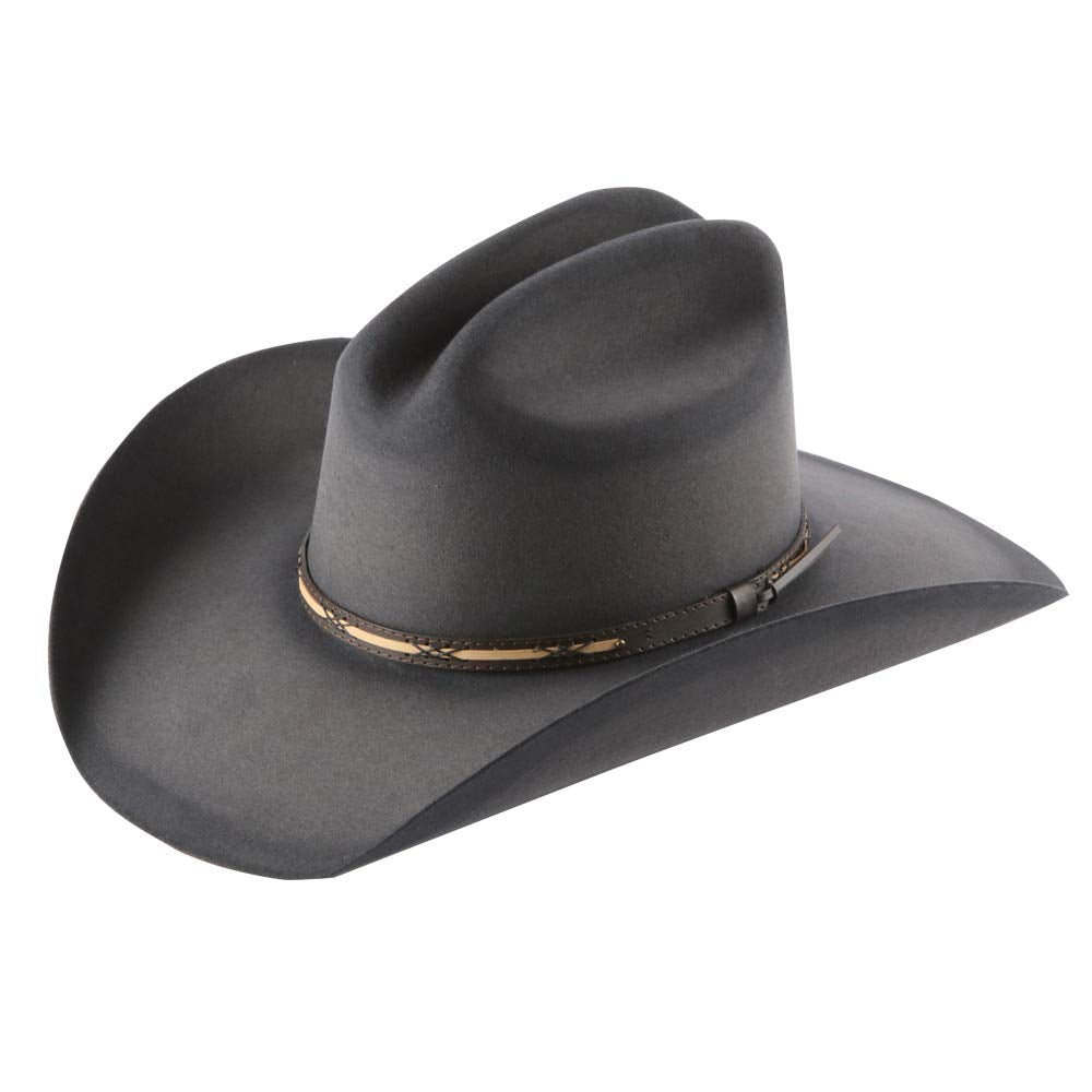 RESISTOL Grey Mens Western Hat 7 1/4