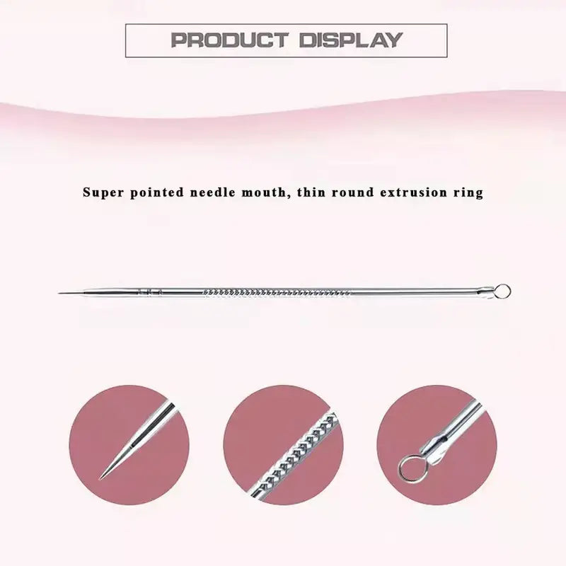 4 Pcs Blackhead Acne Remover Facial Care Tools