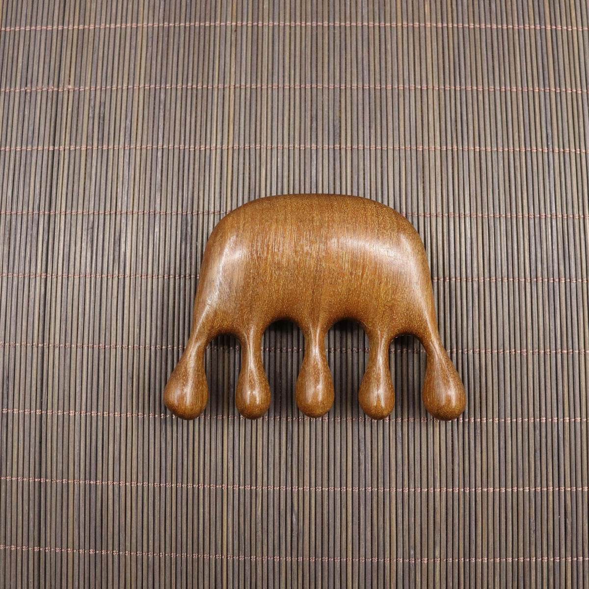 Assorted Shapes Golden Sandalwood Scalp Massager