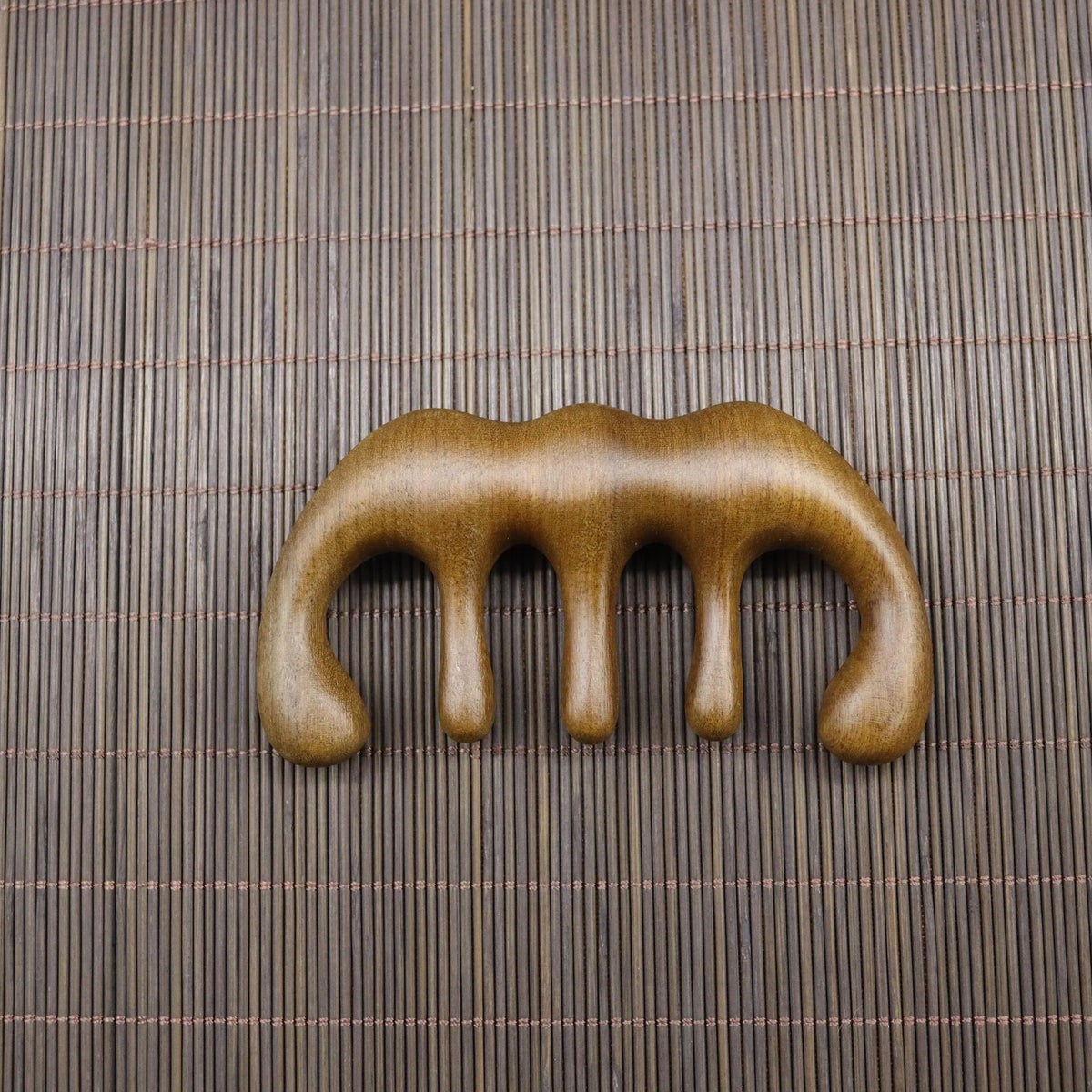 Assorted Shapes Golden Sandalwood Scalp Massager
