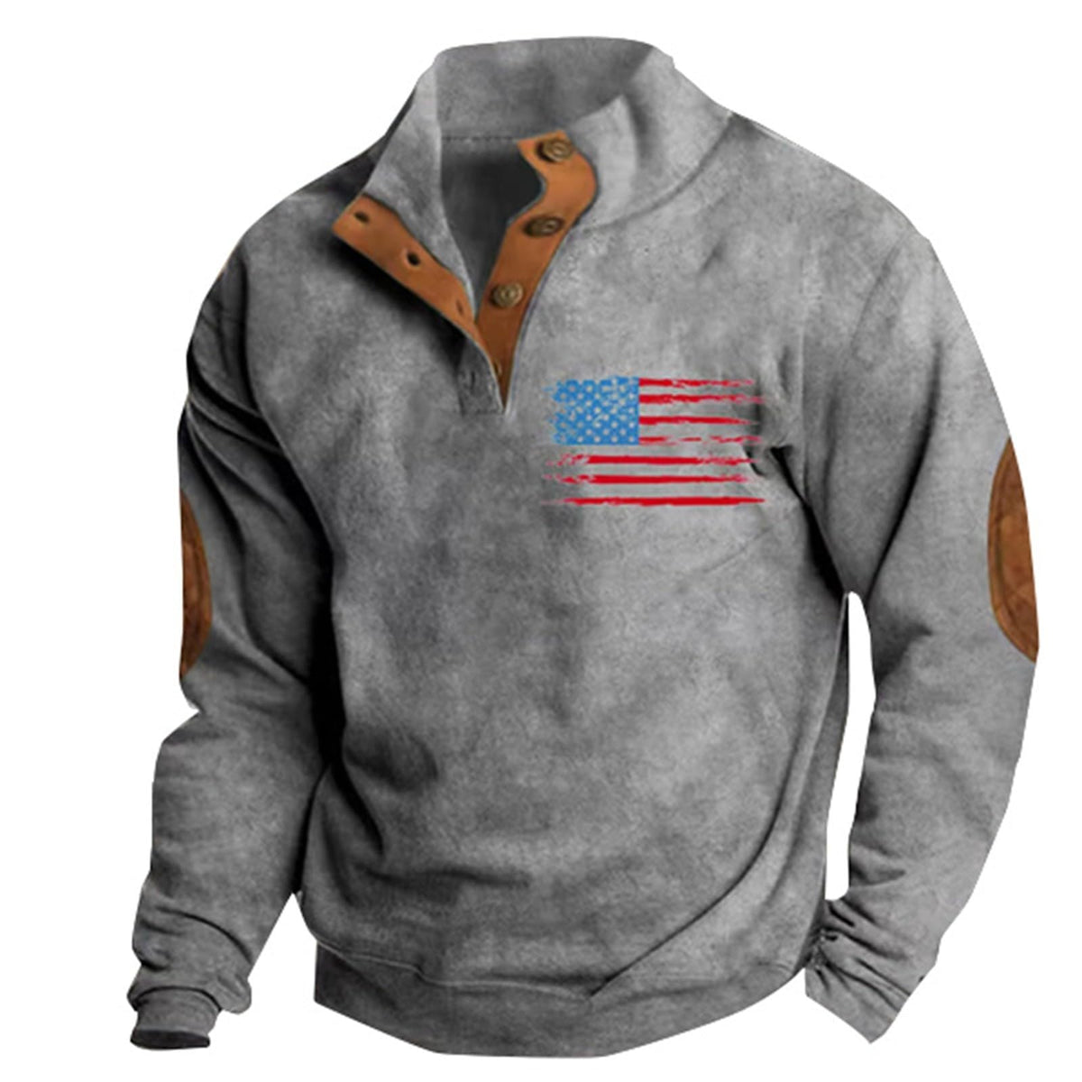 Men's Western Print Pullover