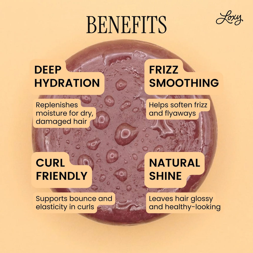 RELAX: Conditioner Bar for dry, frizzy or curly hair with Argan Oil & Colloidal Oatmeal